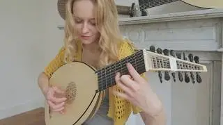 Ieva Baltmiskyte plays Frog Galliard by John Dowland on 8 course lute by Muzikkon