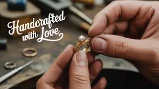Check out canadadiamond.etsy.com latest handcrafted 14k gold nature diamond floral engagement ring