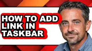 How to Add Link in Taskbar (only Way)