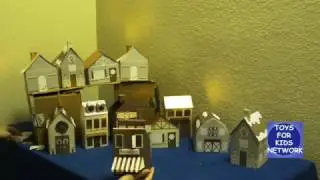 DIY Project Stack Shimmer Noel Village - TOYS FOR KIDS