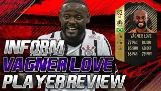INFORM VAGNER LOVE PLAYER REVIEW FIFA 18!!!