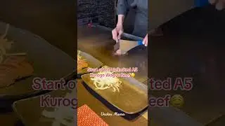 Ginza steak in Tokyo with a Filipino Chef 🇵🇭🫶🏻