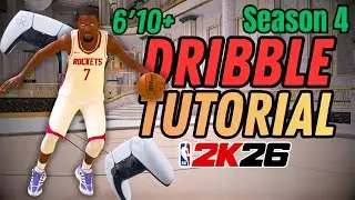 #1 DRIBBLE TUTORIAL AND DRIBBLE MOVES FOR 6'10+ BUILDS ON NBA 2K26! HOW TO BECOME UNGUARDABLE