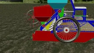 Rice Seeder Machine in Cambodia3D hd