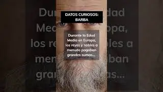 Barbas #datoscuriosos #curiosidades #barba #barbudos #barbas #shorts