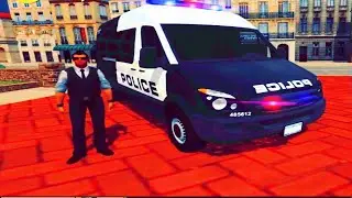 American Police Van Driving - Offline Games  - Police Van Simulator Game - Android GamePlay