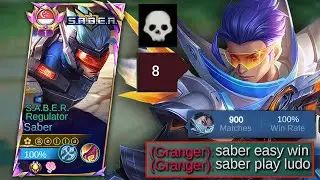 War Axe On Saber 🔥!! Saber Best Build For Solo Rank UP | Saber Jungle Best Build | Mobile Legends