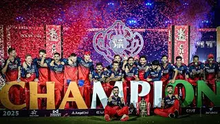 ROYAL CHAMPIONS BANGALURU🏆A tribute to RCB 2025 🔥&hearts;️ Thank you RCB
