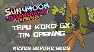 ПОЛНОЕ АРТ + GX ВЫДВИГНУТО!! | СТРАЖИ ВОСХОЖДЕНИЯ: TAPU KOKO GX TIN | НИКОГДА РАНЕЕ НЕ ВИДЕЛОСЬ