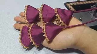 Easy and simple latkan design tutorial for beginners 😍 || latkan for blouse|| latkan making 