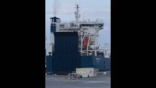 Deprem B&ouml;lgesine İhtiya&ccedil; Malzemeleri G&ouml;t&uuml;recek Olan TransFighter İsimli Ro-Ro Gemisinin &Ccedil;ekimi