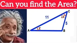 Only Geniuses Can Find This Area! 🔥 Math Challenge