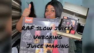 RAF slower juicer review,How to operate a slow juicer.Slow juicer #slowjuicer #fruitjuice #howtomake