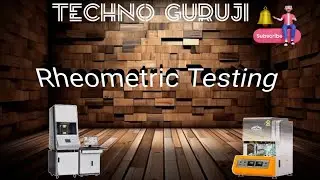 Rheo Property checking of a rubber compound I Rheology Test I Rheological Properties of Rubber
