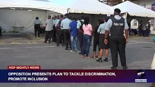 OPPOSITION PRESENTS PLAN TO TACKLE DISCRIMINATION, PROMOTE INCLUSION