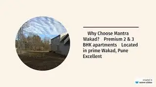Mantra Wakad Pune  Premium 2 & 3 BHK Apartments in Wakad