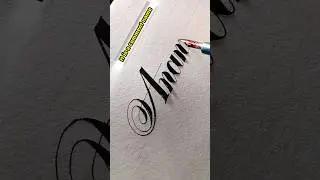 Cursive writing fountain pen 🖋️ calligraphy lettering #art #calligraphy #skills #satisfying #shorts