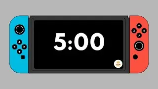 5-Minute Nintendo Switch Classroom Timer 🎶 | Fun Transition Timer with Background Music