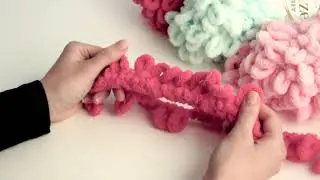 Lankava ohjevideo: sormivirkkaus Alize Puffy-langalla &ndash; perustekniikka