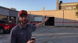 Pre-construction tour of the Fireforge Crafted Beer warehouse