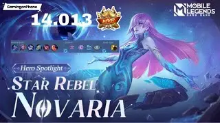 Novaria 14/0/13 MVP One hit Demage Build -MLBB