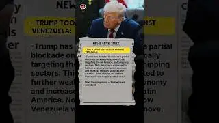 Trump Imposes Partial Blockade on Venezuela | Oil, Finance & Shipping Hit | US Breaking News #news