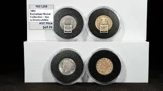 1883 Racketeer Nickel Collection 2pc w/ Uncirculated