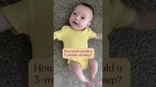How much should a 3-month-old sleep?