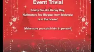 vPOST Nuffnang Blogger Christmas Party 2008 - Event Looping Video