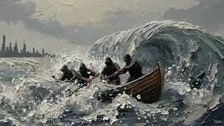 Kinetic Oil Painting Animation: A Surreal Journey