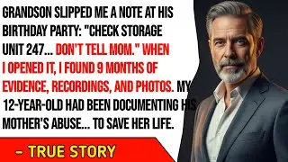 MY GRANDSON SLIPPED ME A NOTE… “CHECK STORAGE UNIT 247” — I WASN’T READY FOR THIS Revenge Stories
