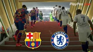 PES 2019 &mdash; ДЕБЮТ ГРИЗМАННА &mdash; БАРСЕЛОНА против ЧЕЛСИ &mdash; НОВЫЕ комплекты формы 19/20 &mdash; Игровой процесс на ПК