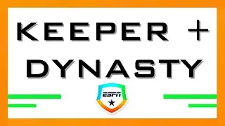 Keeper + Dynasty ESPN Fantasy Tutorial 2024