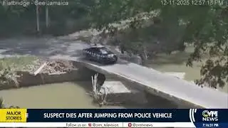 Suspect Dies After Jumping From Police Vehicle  | CVM Television Jamaica