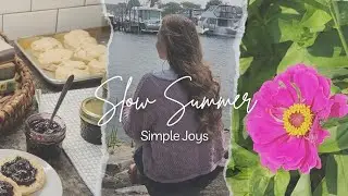 Slow Living in August | Canning Blueberry Jam and A Quiet Day