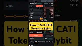 Sell CATI Tokens in ByBiT Exchange 💱 #shorts #catizen