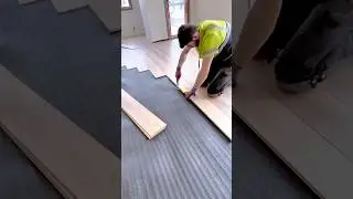 Professional Wooden Floor Installation Using Neat Work Technique