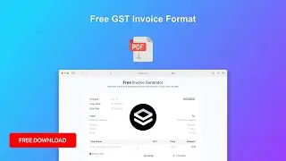 Creating Professional GST Invoice Format | Invoice Maker Tutorial