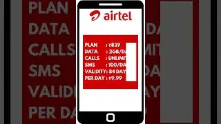 Airtel 84 Days Recharge Plans - 2023