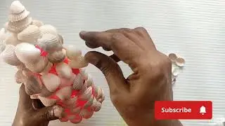 Simple but eye-catching Ganapathi seashells making idea #eco-friendly #ganpati #diycraft 