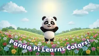 Learn Colors with Panda Pi | Red, Blue, Yellow, Green, Purple, Pink | Fun Learning for Kids