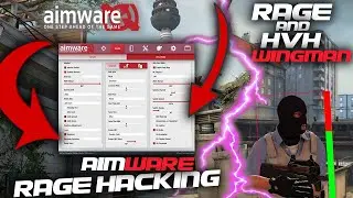 CS:GO RAGE Hacking | HVH WITH AIMWARE VS PASTES!! (HACK VS HACK!)