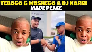 Tebogo G mashego has made peace with Dj karri, and he regrets his actions. Biri Marung 