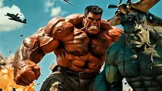 Hulk v Red Hulk - 1950s Super Panavision 70 - movie concept Trailer - [Hedra ai Luma ai].