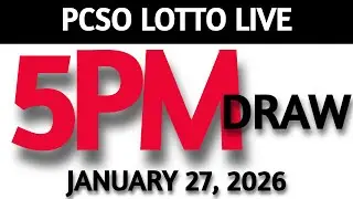 Lotto Result Today 5pm Draw January 27, 2026 Swertres Ez2  PCSO LIVE