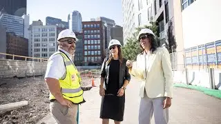 Arts Landing Construction Tour - The Newest Public Space in Pittsburgh's Cultural District