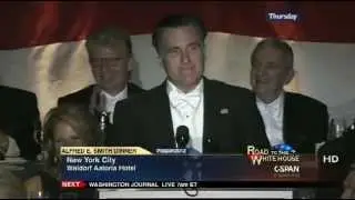 Mitt Romney's Remarks at the Alfred E. Smith Dinner