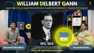WD Gann&rsquo;s Blueprint: Time Cycle, Price method, Planetary Cycles & Trading Mindset! |Bramesh Bhandari
