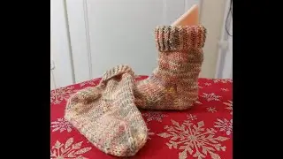 Socken stricken von Bündchen bis zu der Spitze**Stricken für Anfänger* Tutorial Handarbeit