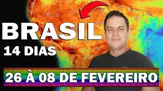 🚨 Previsão estendida: onde a chuva pode surpreender o Nordeste nos próximos 14 dias